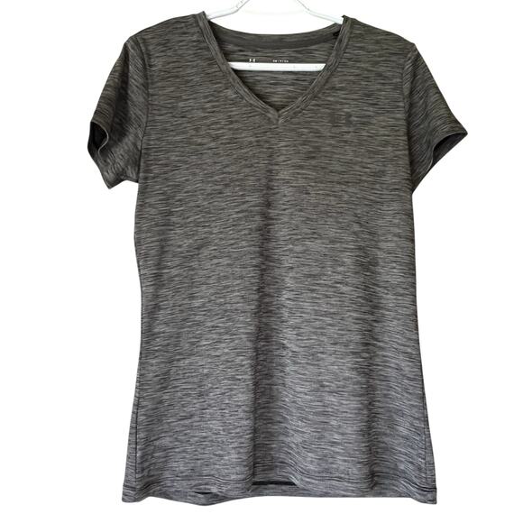 Under Armour Gray Heatgear T-Shirt Size Small - Picture 1 of 8